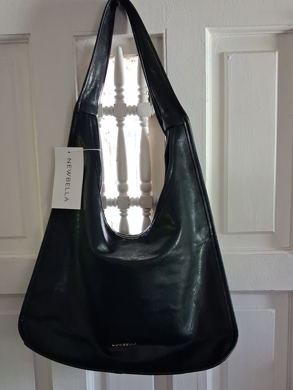 NewBella Black Shoulder Hobo Bag - Sleek Everyday Tote